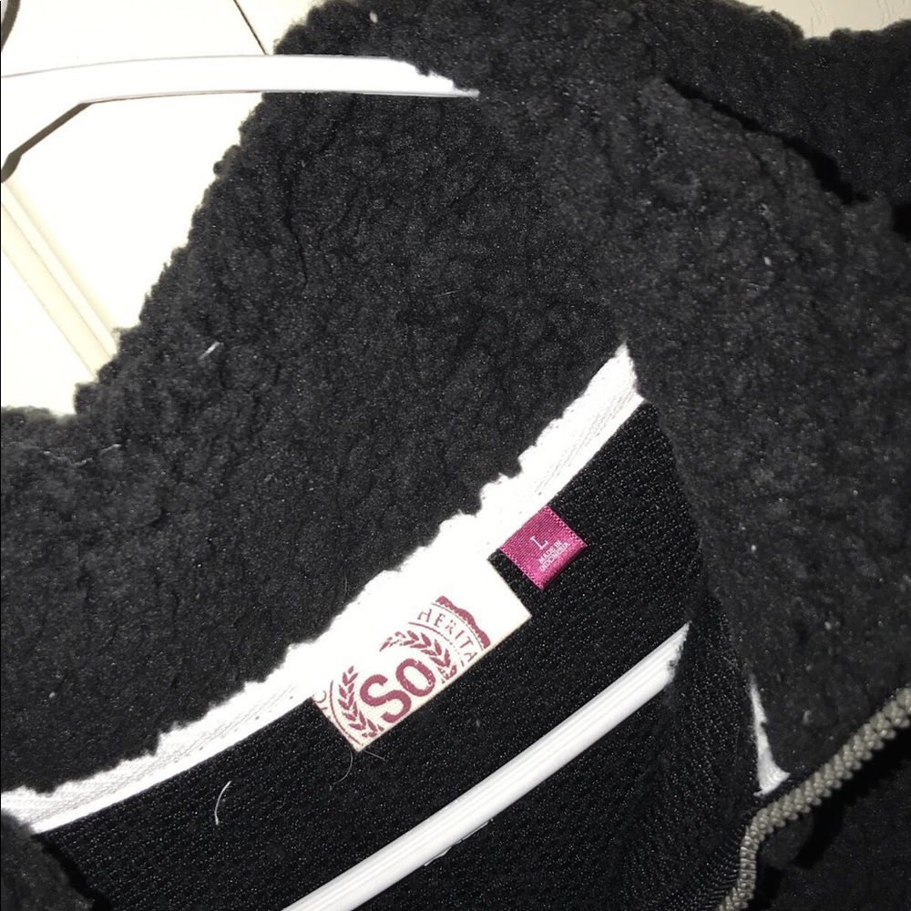 Black Sherpa Juniors Large